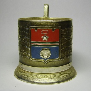 Подстаканник Волгоград (герб) - Волгоградский сувенир